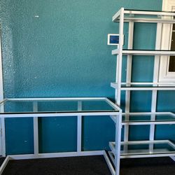Desk And Bookcase