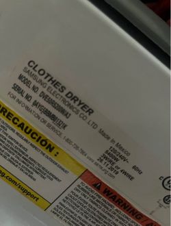 Samsung Dryer