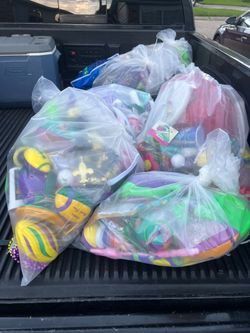 Madi gra beads and throws