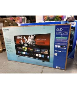 HUGE TV SHIPMENT IN 75" SAMSUNG 4K QLED HDR SMART QN75Q60DDFXZA