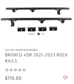 Bronco Rock Rails/Sliders 2021-2023 Ford Bronco 4DR