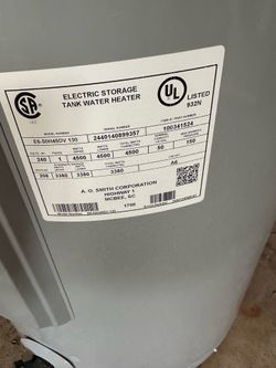 AOSmith Water Heater