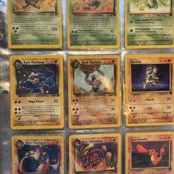 Team Rocket Vintage Pokemon Cards