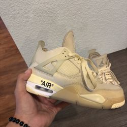Air Jordan 4 Retro Off-White Sail Womens