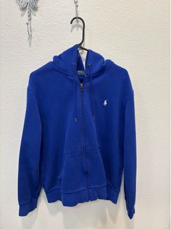 Blue Polo Zip Up