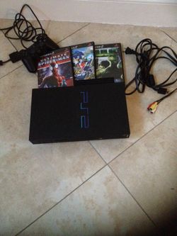 PS2 + 3 games