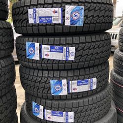 235/75/15 LT LION SPORT ALL TERRAIN  (4 TIRES NEW) INCLUDED INSTALLATION AND BALANCING (PROMOTION)✅