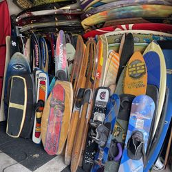Waterskis And Wakeboard Gear. 