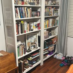 2 Tall Bookshelves