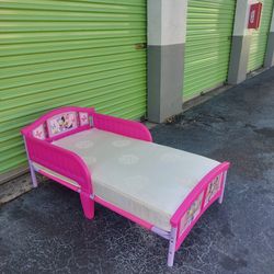 Toddler bed With Mattress 