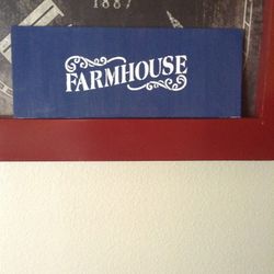 Farm House Wood Sign
