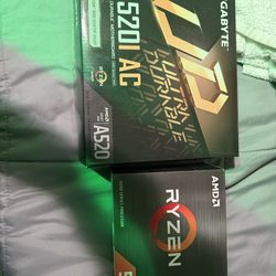 Gigabyte A520i Ac w/ ryzen 5 amd