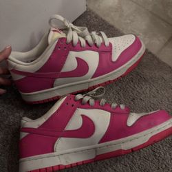 Pink Dunks Size 6Y