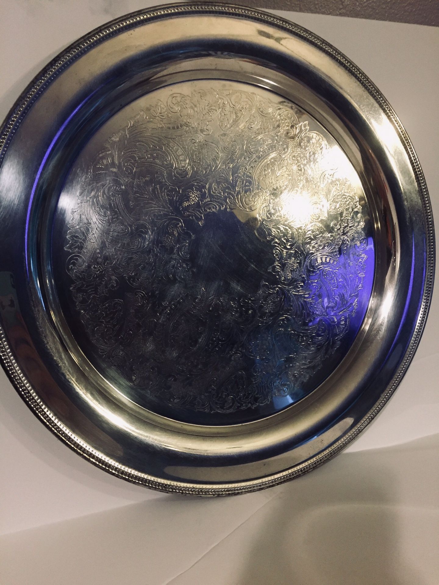 oneida silverplate Tray/plate.