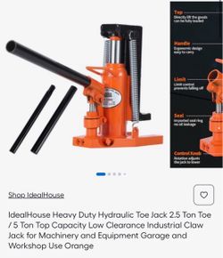 Hydraulic Toe Jack 2.5/5 Ton