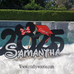 Personalized Graduation Signs, Class Of 2025 Graduation Signs, Custom Wooden Signs, Senior Portraits Props, Personalized Graduation Keepsake