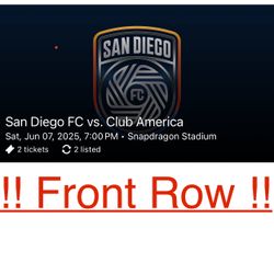 Club América vs SDFC FRONT ROW