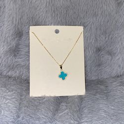 Turquoise Van Cleef Duplicate Necklace