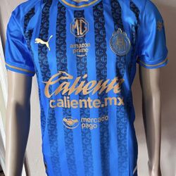 S,M,L,Xl,2XL,3XL,4XL slim fit available Soccer Chivas Guadalajara new jersey 3rd kid blue  2026 azul terser uniforme el rebaño sagrado  New Jersey  20