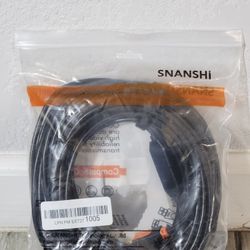 Printer Cable 50 Feet, SNANSHI Active USB Printer Cable USB 2.0 Type A Male to Type B Male Scanner Printer Cord Compatible with HP, Canon, Lexmark, Ep