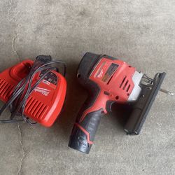 Milwaukee M12 Jigsaw With Charger 