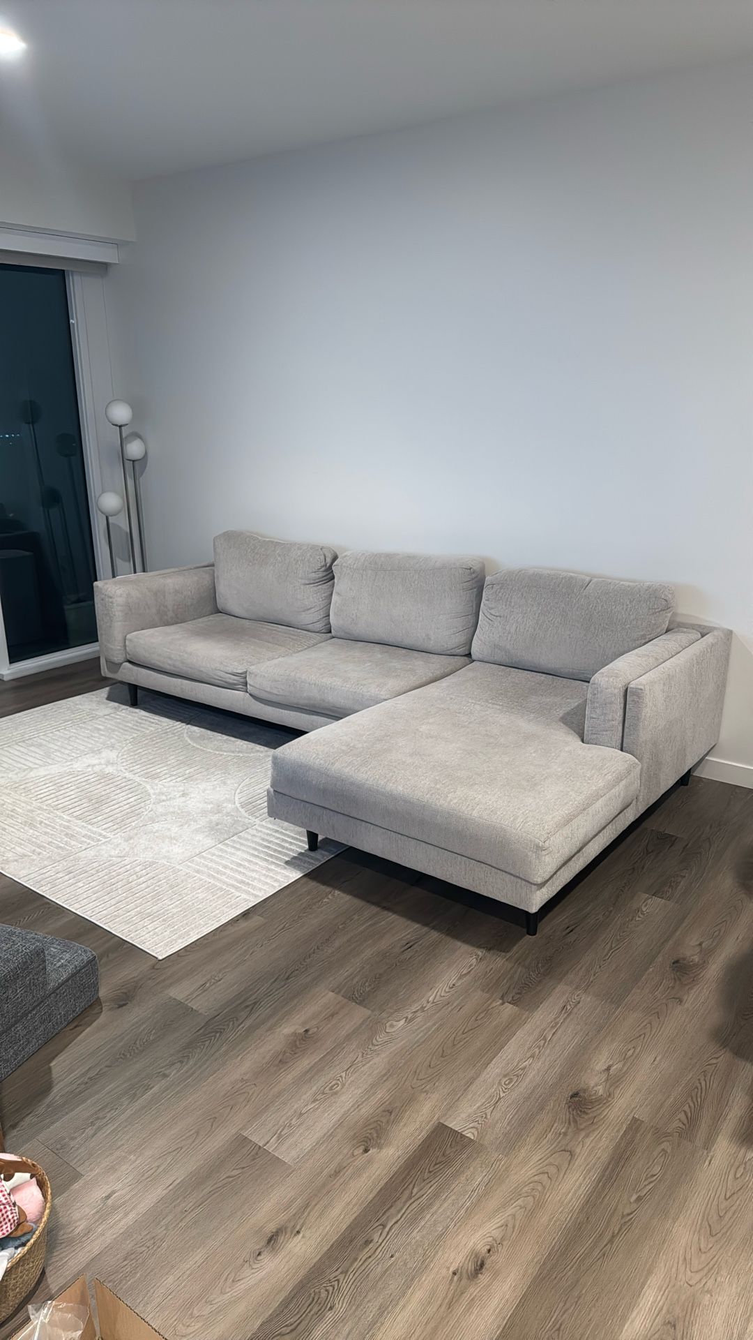 Light Gray Couch - Living Spaces Sectional