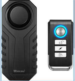 Motorcycle/Bicycle Anti-Theft Alarm with Remote Control – Vibration & Displacement Sensor 113 db