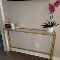 Slim Decorative Console Stand