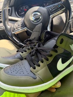 Olive green Jordan’s