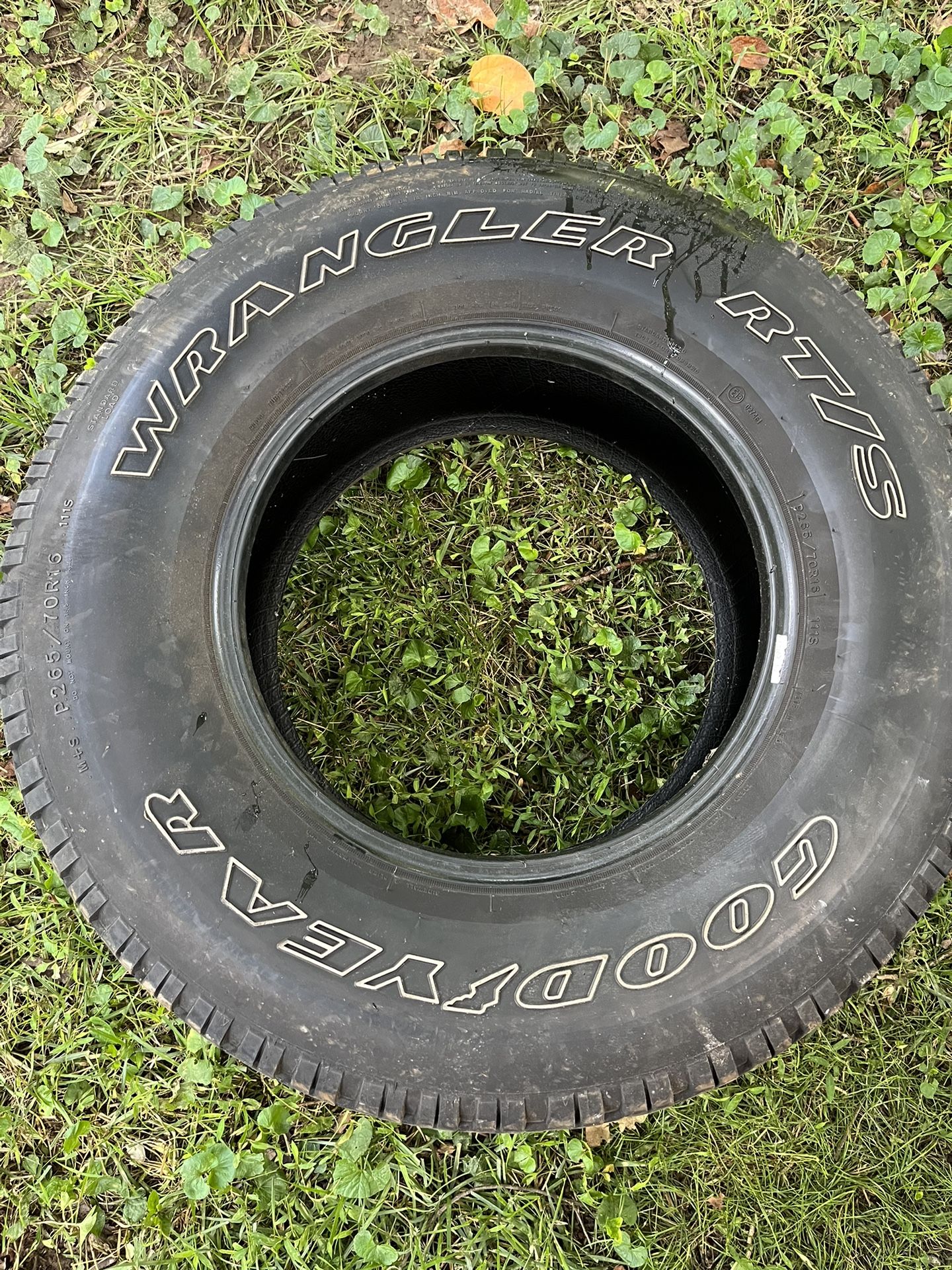 Like new goodyear wrangler rt/s. 265/70R16. for Sale in West Chester ...