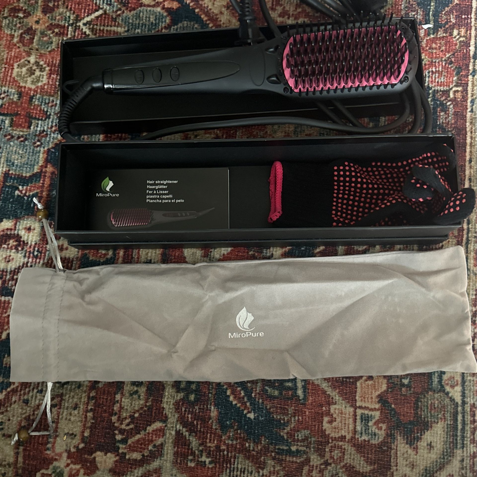 MicroPure Hair Straightener Brush