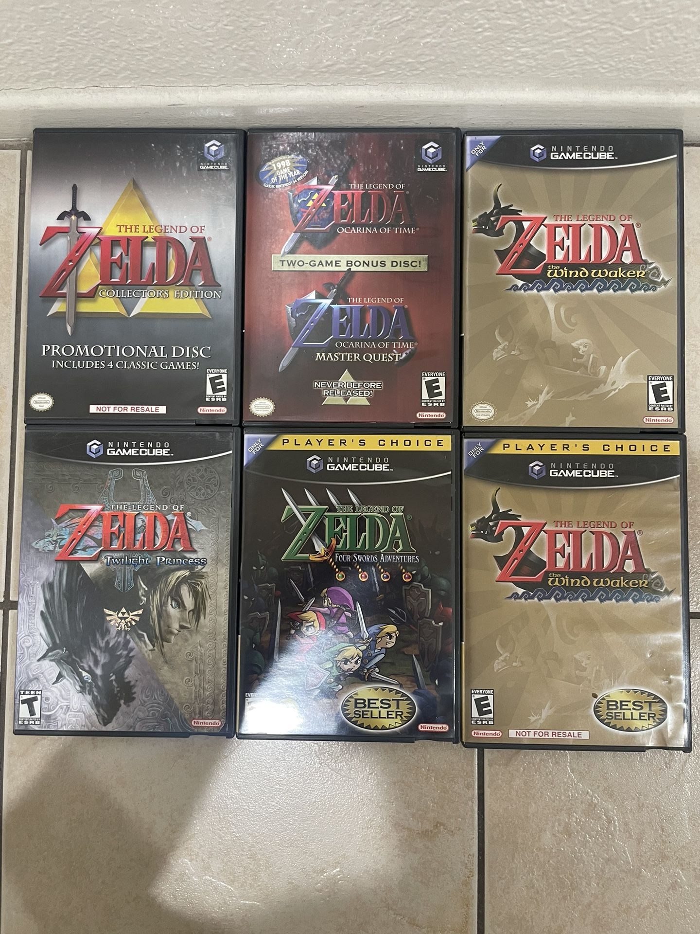 Nintendo GameCube Zelda Game Collection 