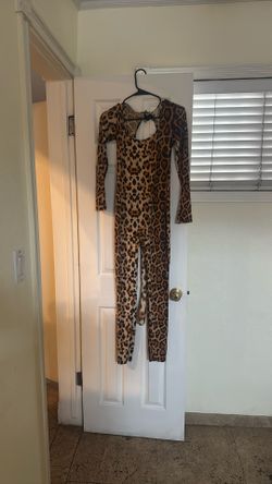 Adult small/ Medium Leapard Body Suit Costume