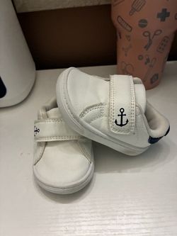Baby Sneakers with Anchor Detail