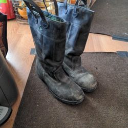 Size 11 Wide Men's Fire Fighter Boots NFPA