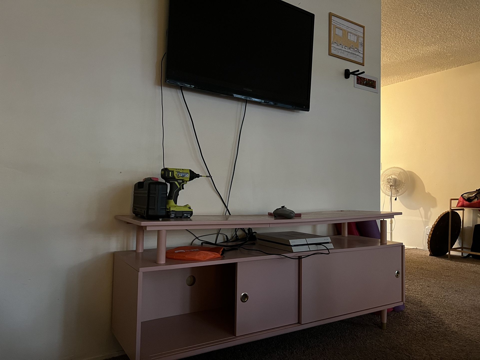 Pink Tv Stand