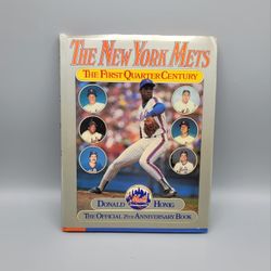 THE NEW YORK METS First Quarter Century Coffee Table Book by Donald Honig HC