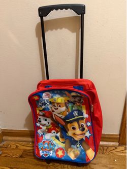 Paw patrol carry on suitcase for kids! Like new!