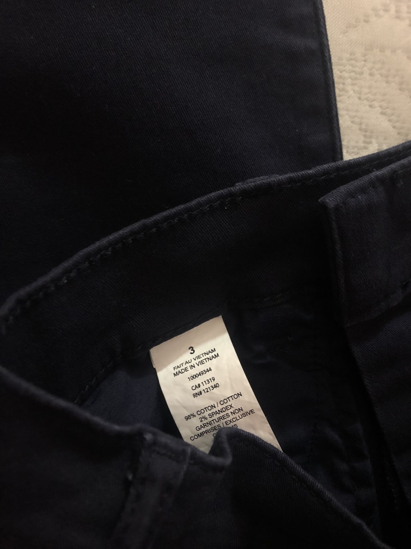 Navy blue pants
