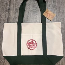 NEW TRADER JOE’S CANVAS TOTE BAG