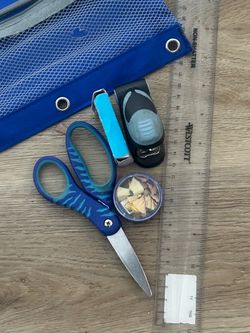 School Supplies Bundle Scissors Staplers Ruler & Pencil Pouch