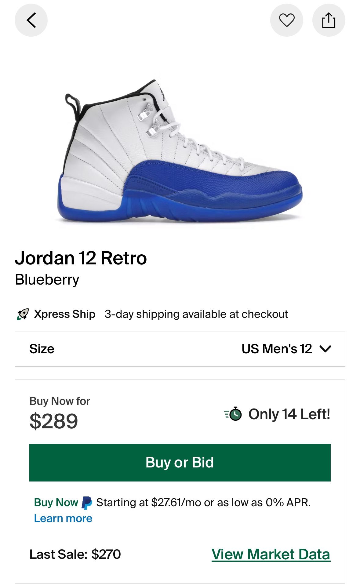 Retro 12 Jordans
