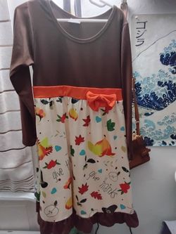 Girls Thanksgiving dress