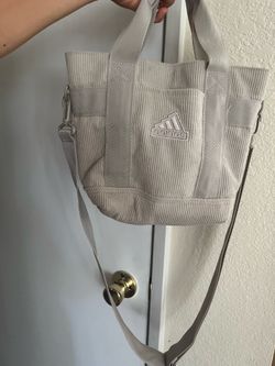Adidas corduroy tote gym bag