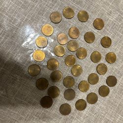 Presidential Bronze Tokens 34 In All From Washington To Nixon