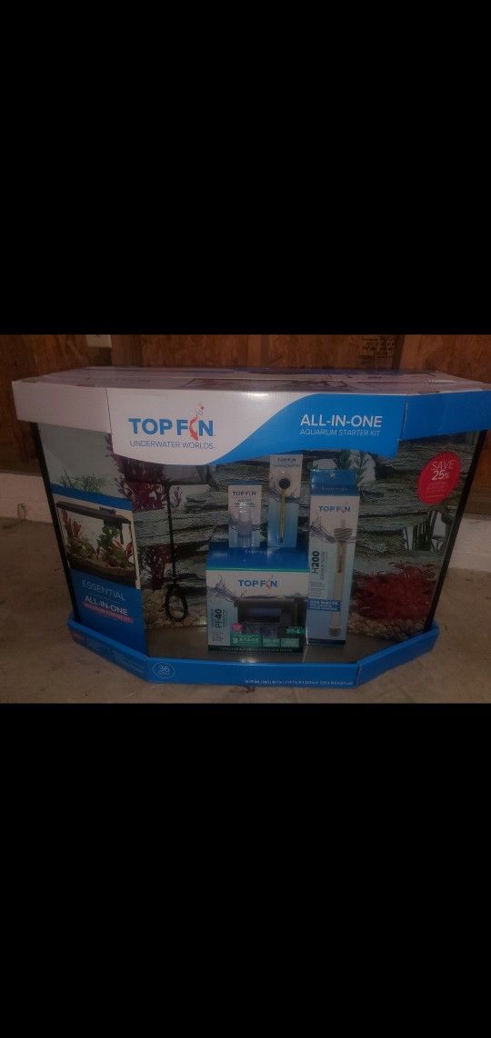 36 Gallon TopFin Aquarium Starter Kit