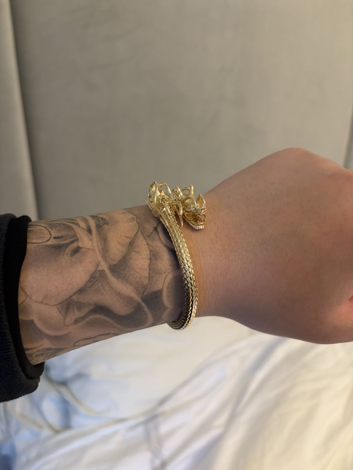 14K Dragon Bracelet