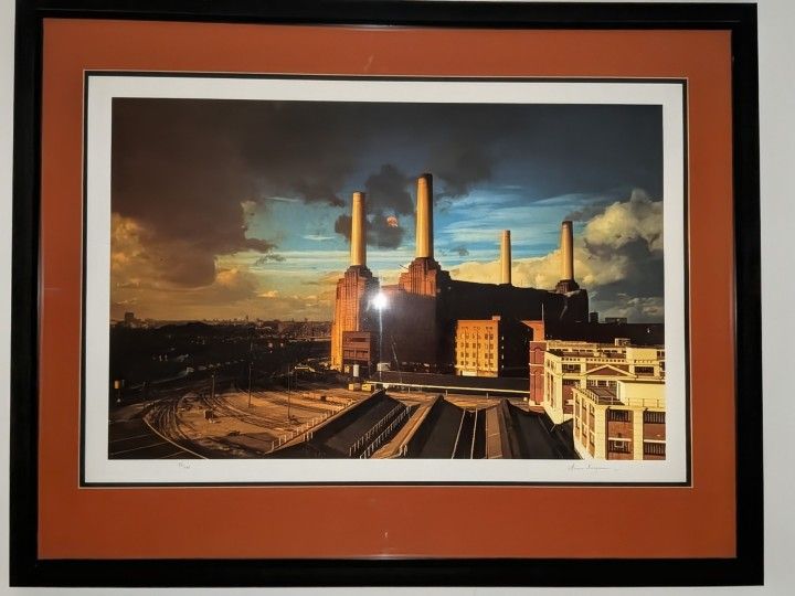 Pink Floyd Animals Print Signed By Storm Thorgerson 