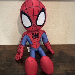 Marvel Spidey and his amazing friends plush  -16 inch talking plush with 16 unique phrases