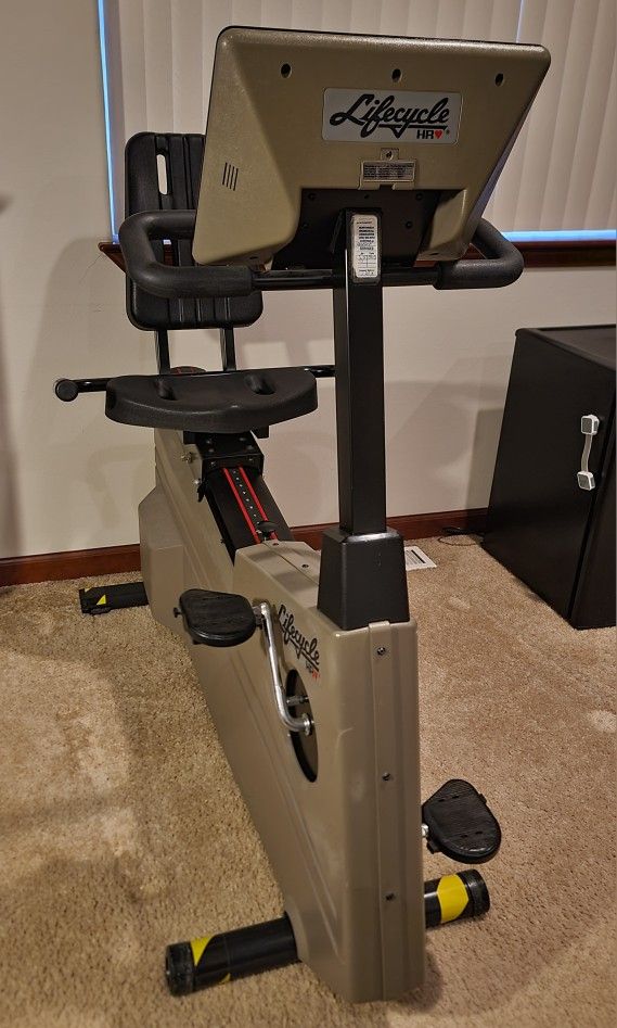 Lifecycle HR Recumbent Stationary Bicycle